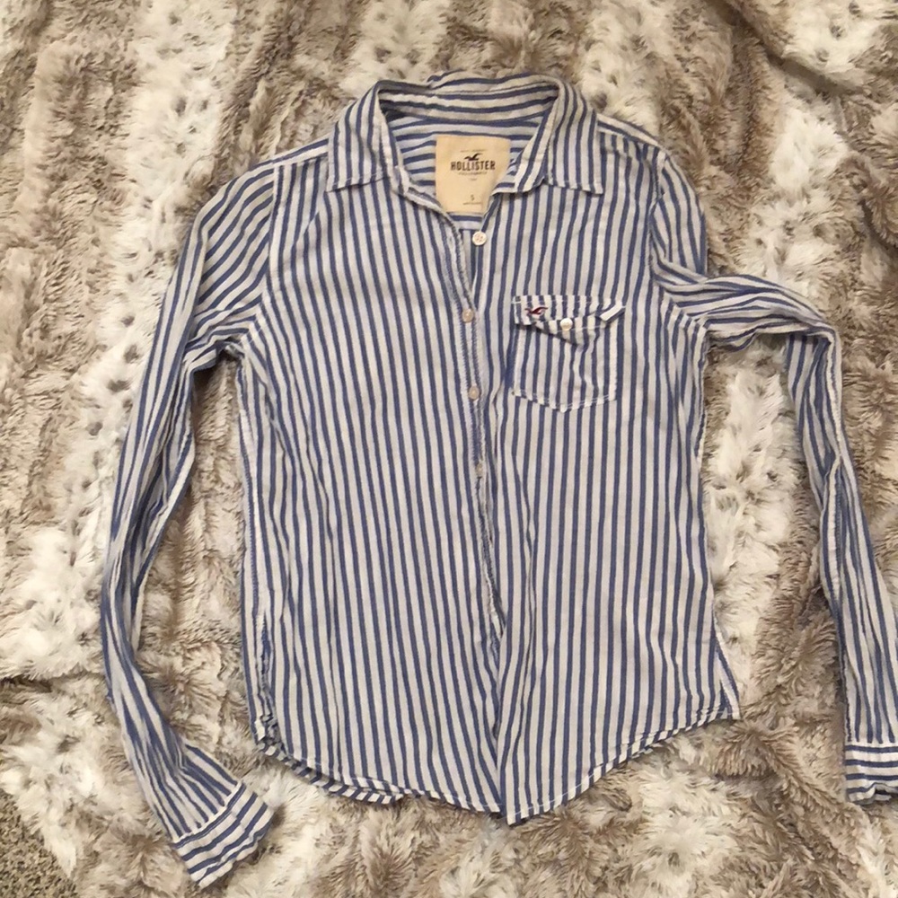 Stripped button-up
